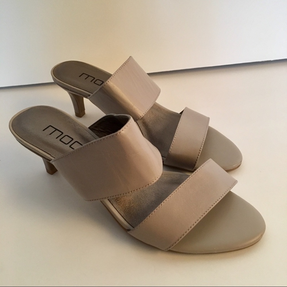 SALE Mods | Nude Slip On Heels Size 8.5